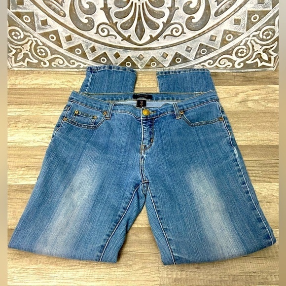 Bogari Straight Leg Distressed Jeans Size 30 - Picture 1 of 12